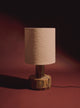 Ceramic lamp base reactive green
