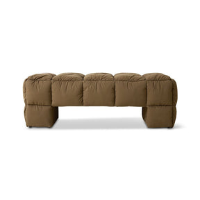Puffy lobby bench - olive - Urban nest