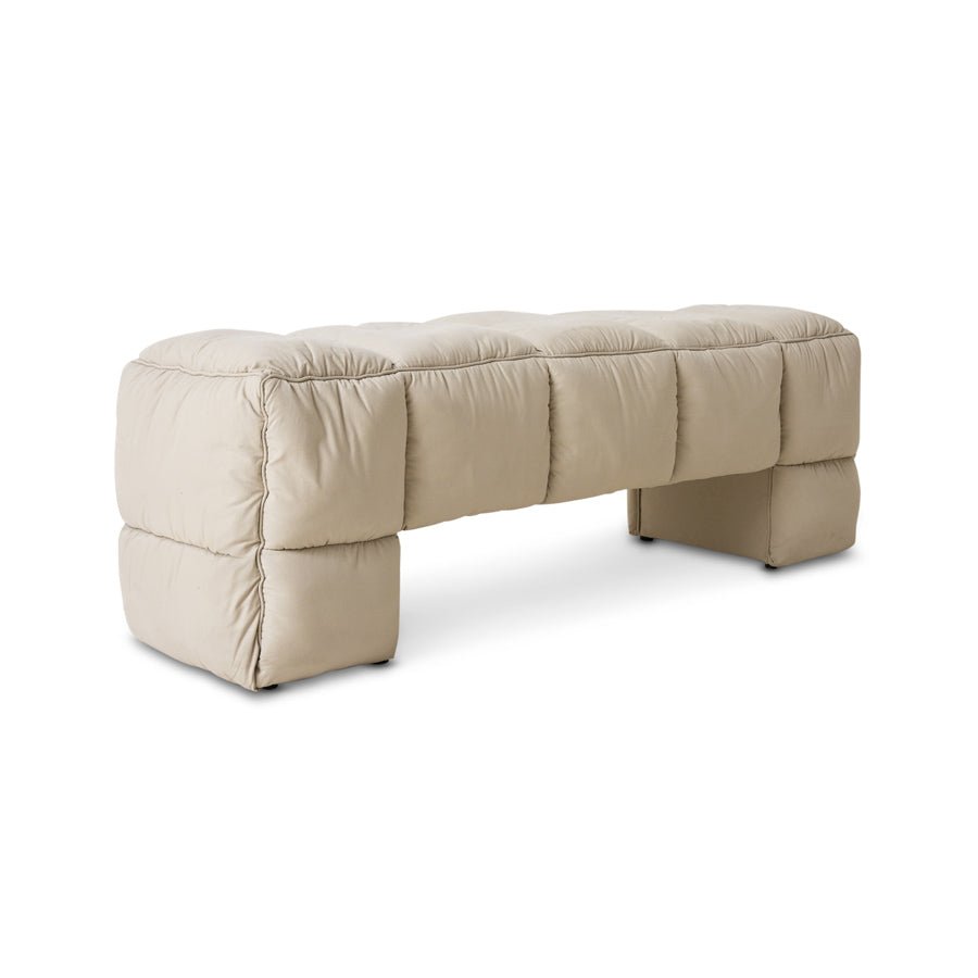 Puffy lobby bench - pebble - Urban nest