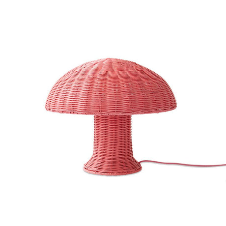 Rattan table lamp - blush - Urban nest