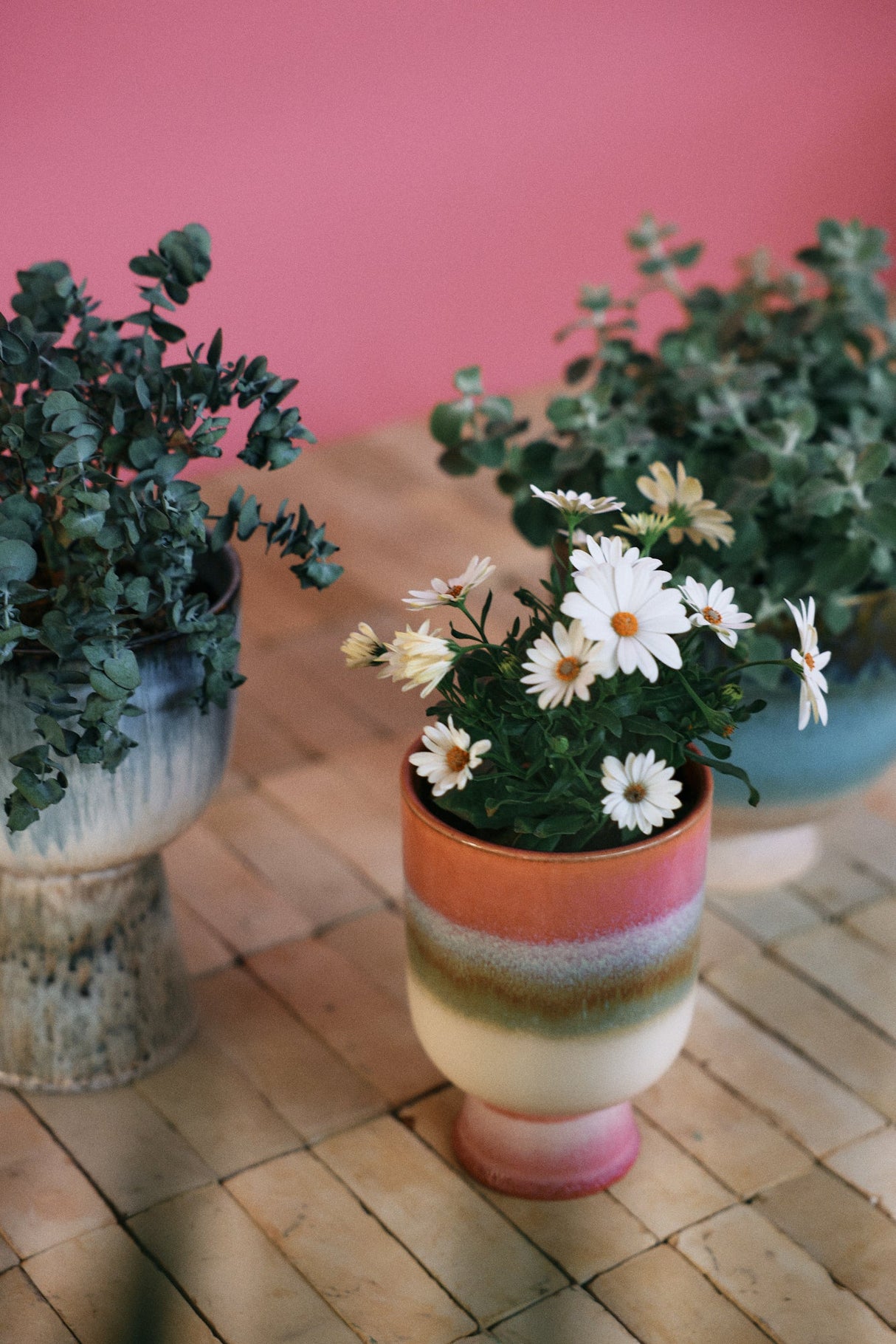 Retro flower pot rosefield - Urban nest