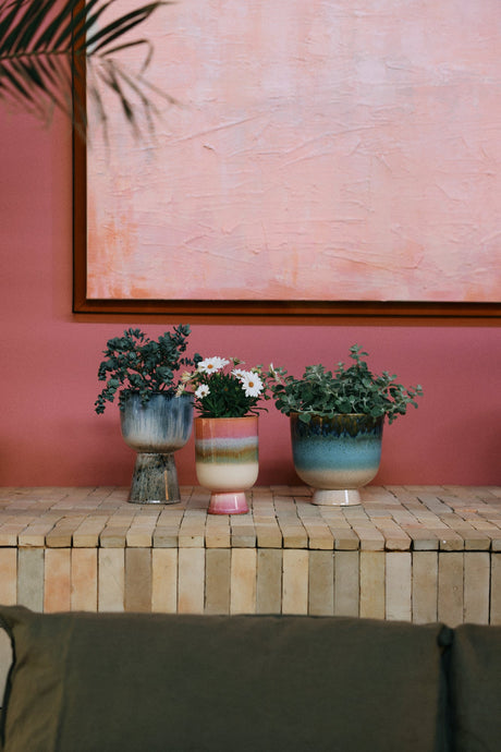 Retro flower pot rosefield - Urban nest