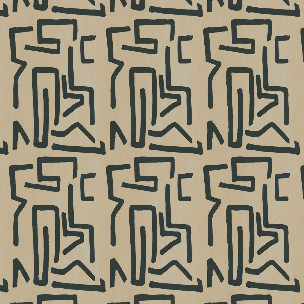 Retro lines wallpaper - Urban nest