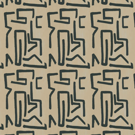 Retro lines wallpaper - Urban nest