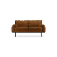 Retro sofa: 2 seats - royal velvet, caramel - Urban nest