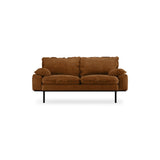 Retro sofa: 2 seats - royal velvet, caramel - Urban nest