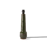 Retro stoneware lamp base green - Urban nest