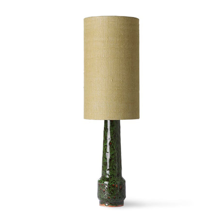 Retro stoneware lamp base green - Urban nest