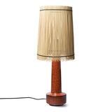 Retro stoneware lamp base - red - Urban nest