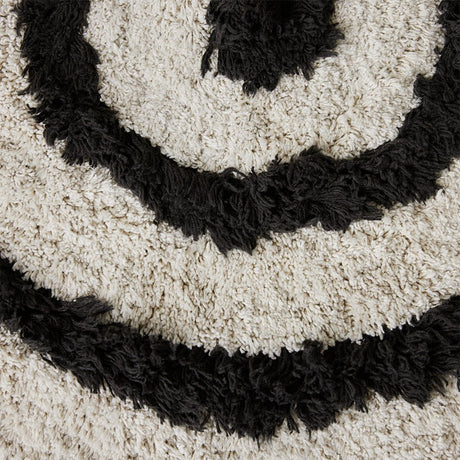 Round bath mat monochrome - Urban Nest