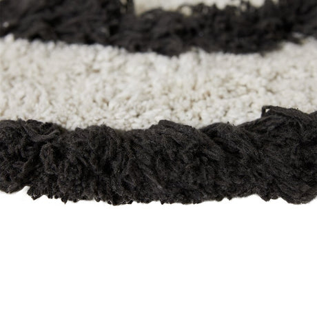 Round bath mat monochrome - Urban Nest