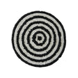 Round bath mat monochrome - Urban Nest