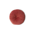 Round ripple cushion burgundy (ø35cm) - Urban nest