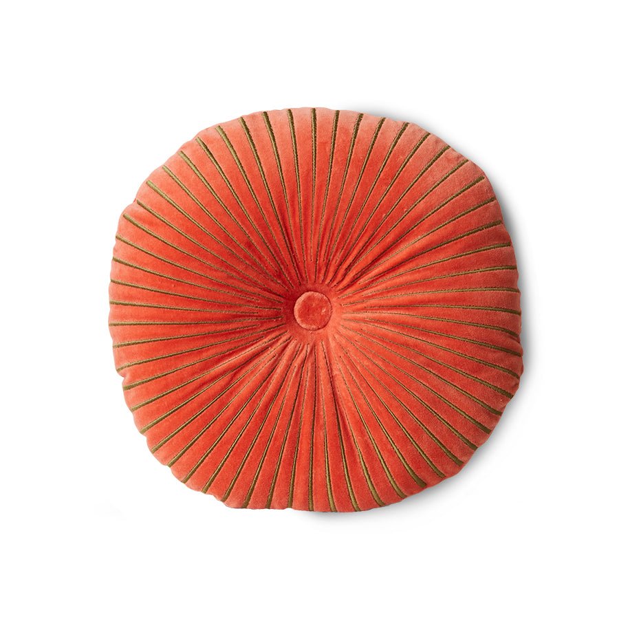 Round ripple cushion sienna (ø50cm) - Urban nest