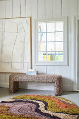 Round tufted rug gradient - Urban nest