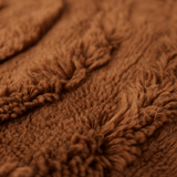 Round woolen rug mahogany - Urban nest