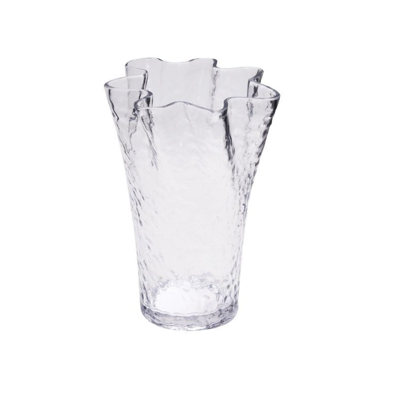 Ruffle vase clear - Urban nest