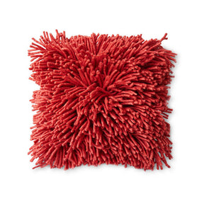 Rugged woolen cushion cherry red - Urban nest