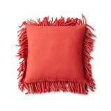 Rugged woolen cushion cherry red - Urban nest