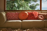 Rugged woolen cushion cherry red - Urban nest