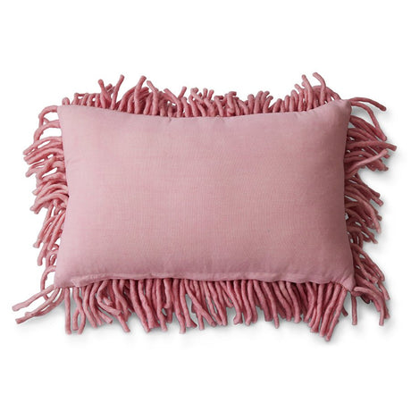 Rugged woolen cushion pink - Urban nest