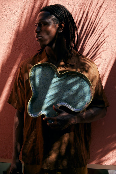 Shell plate teal - Urban nest