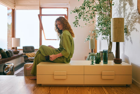 Spacious lowboard - cream - Urban nest