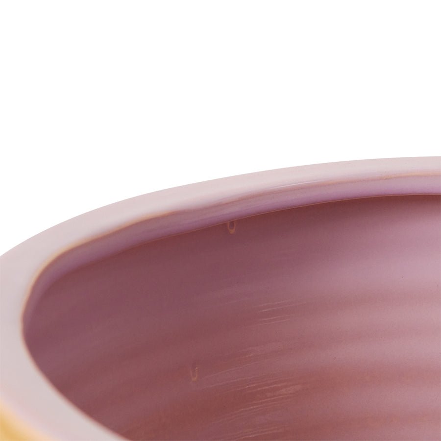 Stoneware planter - caramel - Urban nest