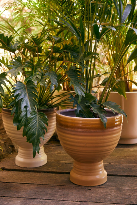 Stoneware planter - vanilla - Urban nest