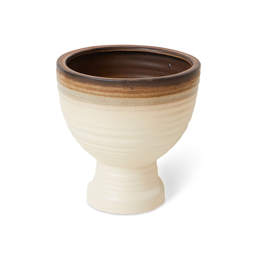 Stoneware planter - vanilla - Urban nest