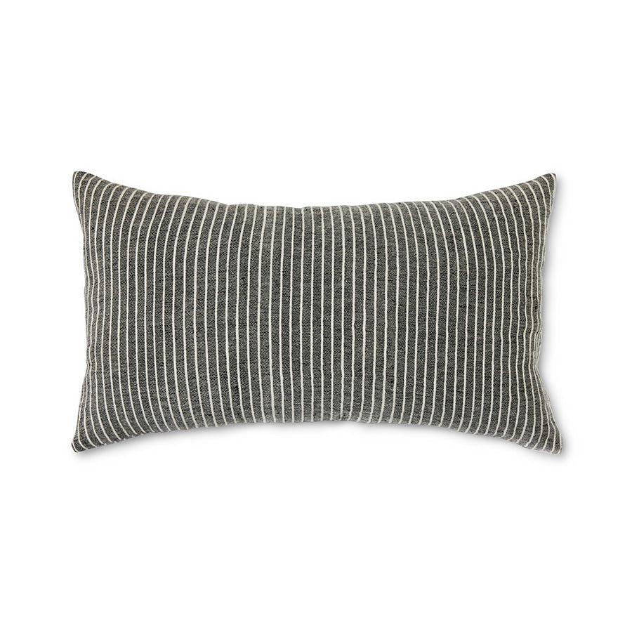 Striped cushion monochrome - Urban nest