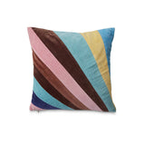 Striped velvet cushion, eventide - Urban nest