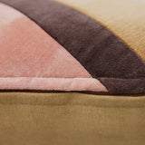 Striped velvet cushion - sunkissed - Urban Nest