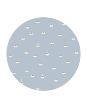 Sweet camomile sky blue wallpaper - Urban nest