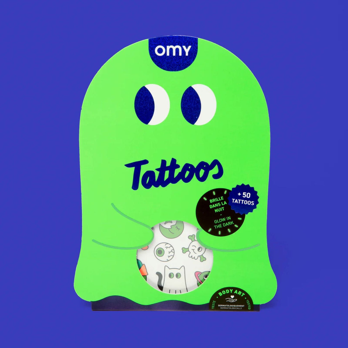 Tattoos - boo! glow in the dark - Urban nest