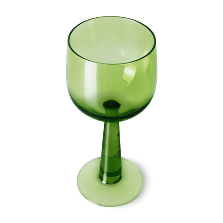 The emeralds: wine glass tall lime green, set of 4 - Urban nest