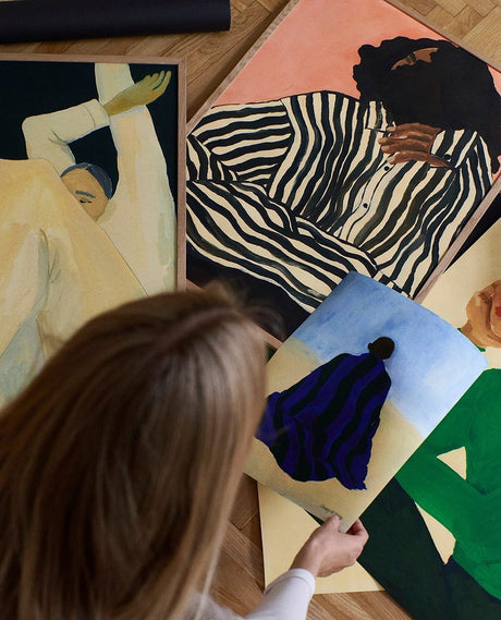 The Poster Club x Hanna Peterson | Serene stripes - Urban Nest