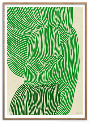 The Poster Club x Rebecca Hein | Green ocean - Urban nest