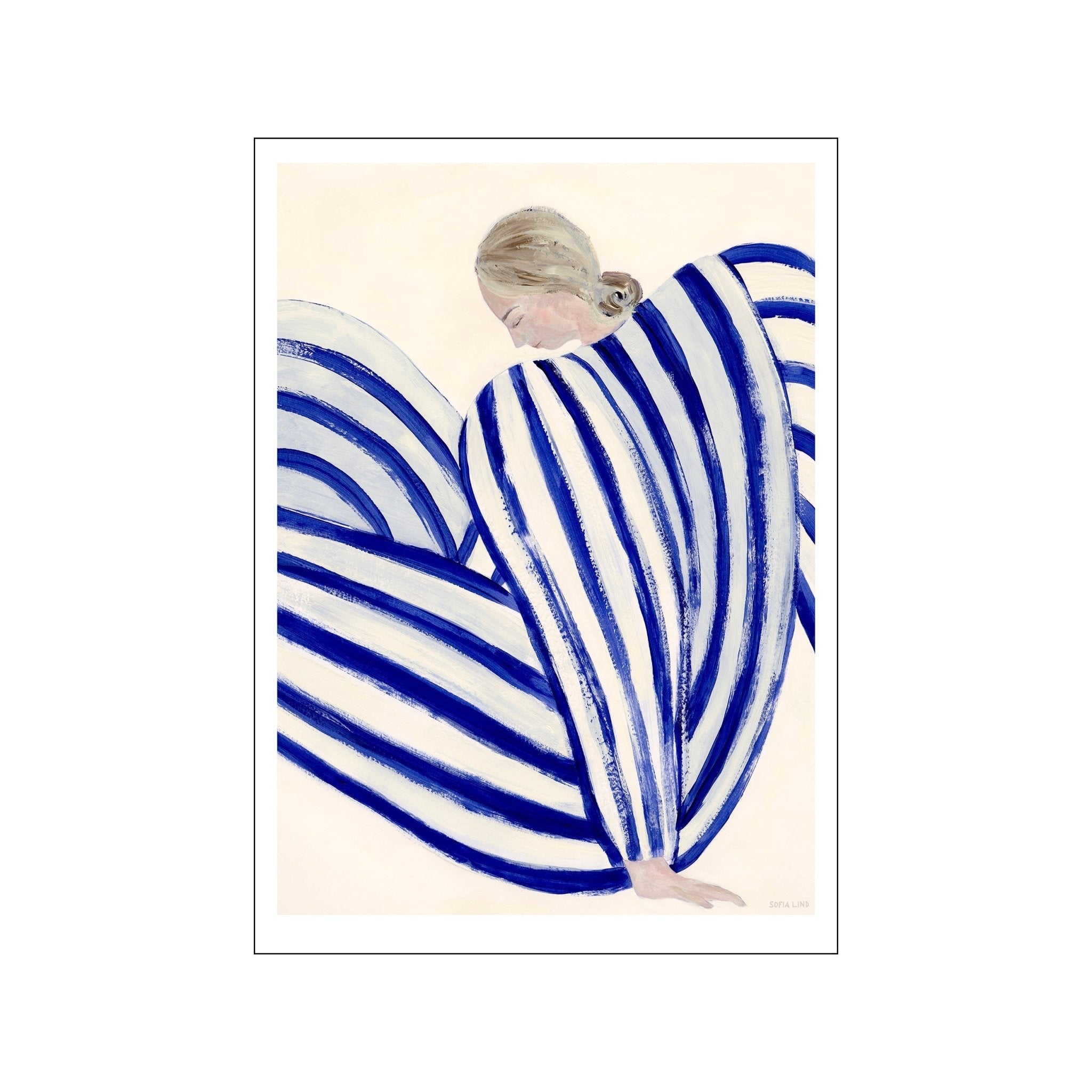 The Poster Club x Sofia Lind | Blue stripe at concorde