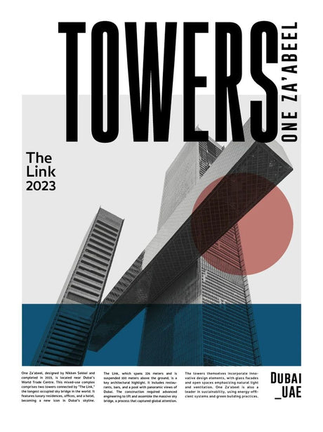 Towers one za'abeel poster - Urban nest