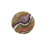 Round tufted rug gradient