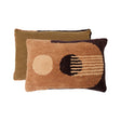 Tufted graphic cushion - bark - Urban Nest