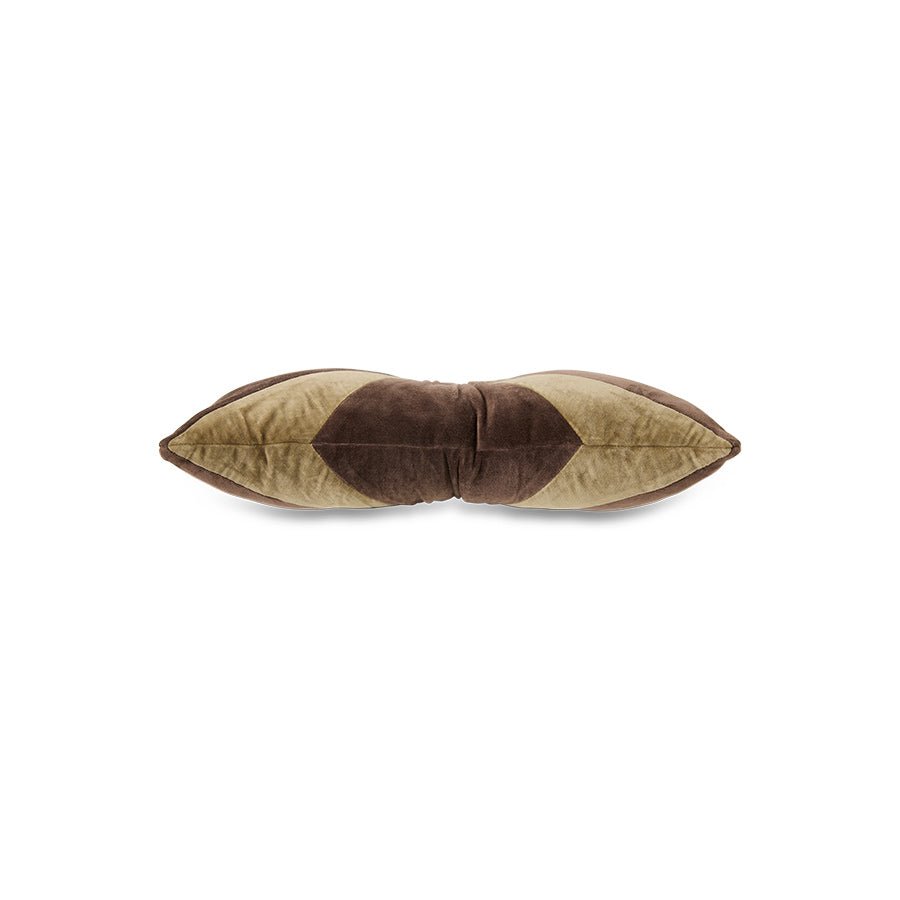 Velvet brown cushion - Urban nest