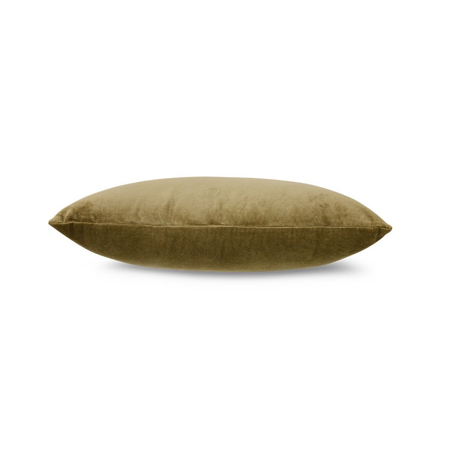 Velvet cushion army green - Urban nest