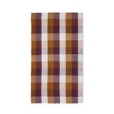 Vida check table cloth amber/burgundy (140x220cm) - Urban nest