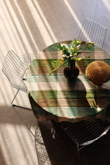 Vida check table cloth mint/olive - Urban nest