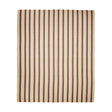 Vida striped bedspread chestnut/cream - Urban nest