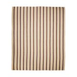 Vida striped bedspread chestnut/cream - Urban nest