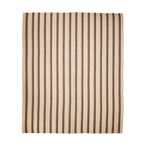 Vida striped bedspread chestnut/cream - Urban nest