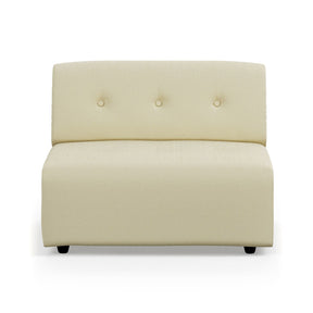 Vint couch: element middle, corduroy rib, hay - Urban nest